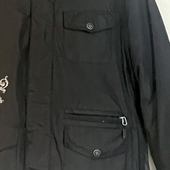 SIMS Women's Size Large Ski Snowboard Hooded Jacket Winter Coat Black Outerwear - Picture 4 of 15